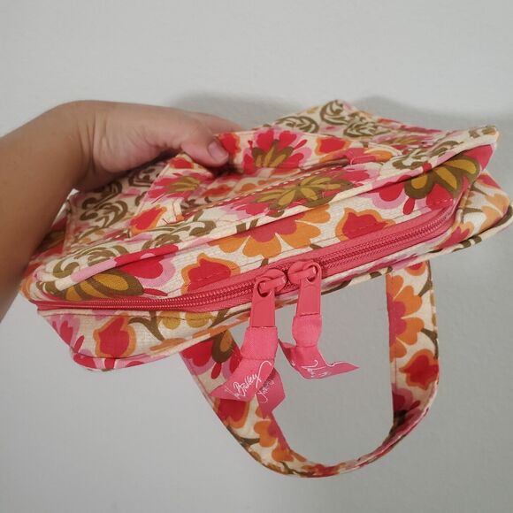 Vera Bradley Tech Travel Case Organizer Pink Floral Folkloric - Picture 10 of 10